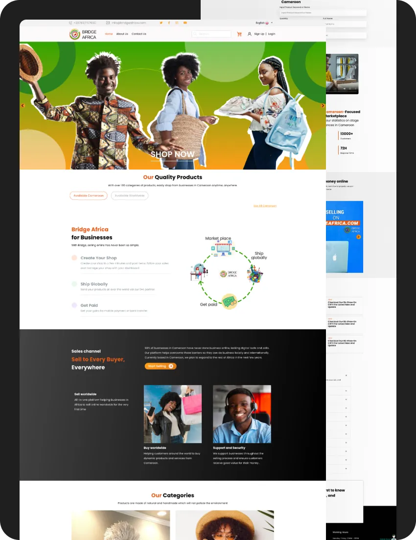 Bridge Africa project by Esipick